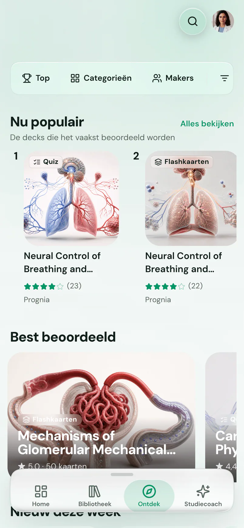 Ward op iPhone: Ontdek, met de meest beoordeelde decks en quizzen op plaats één en twee